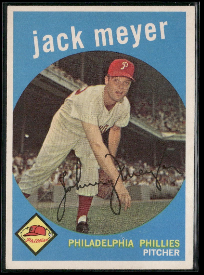 Jack Meyer 1959 Topps #269a Philadelphia Phillies