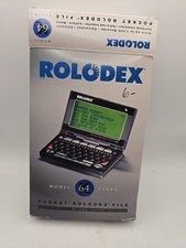 Rolodex Model EL64K Pocket File W Box, Instruction Video Needs Battery