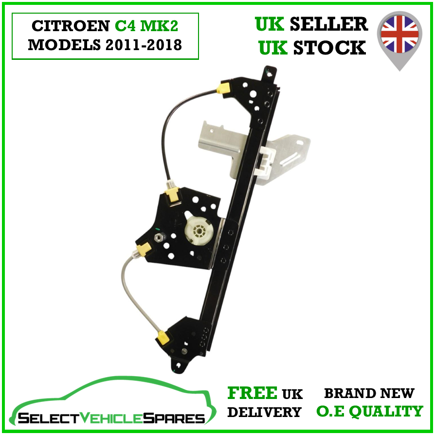 NEW Citroen C4 Mk2 Rear Right Window Regulator 2011-2018 - Image 2