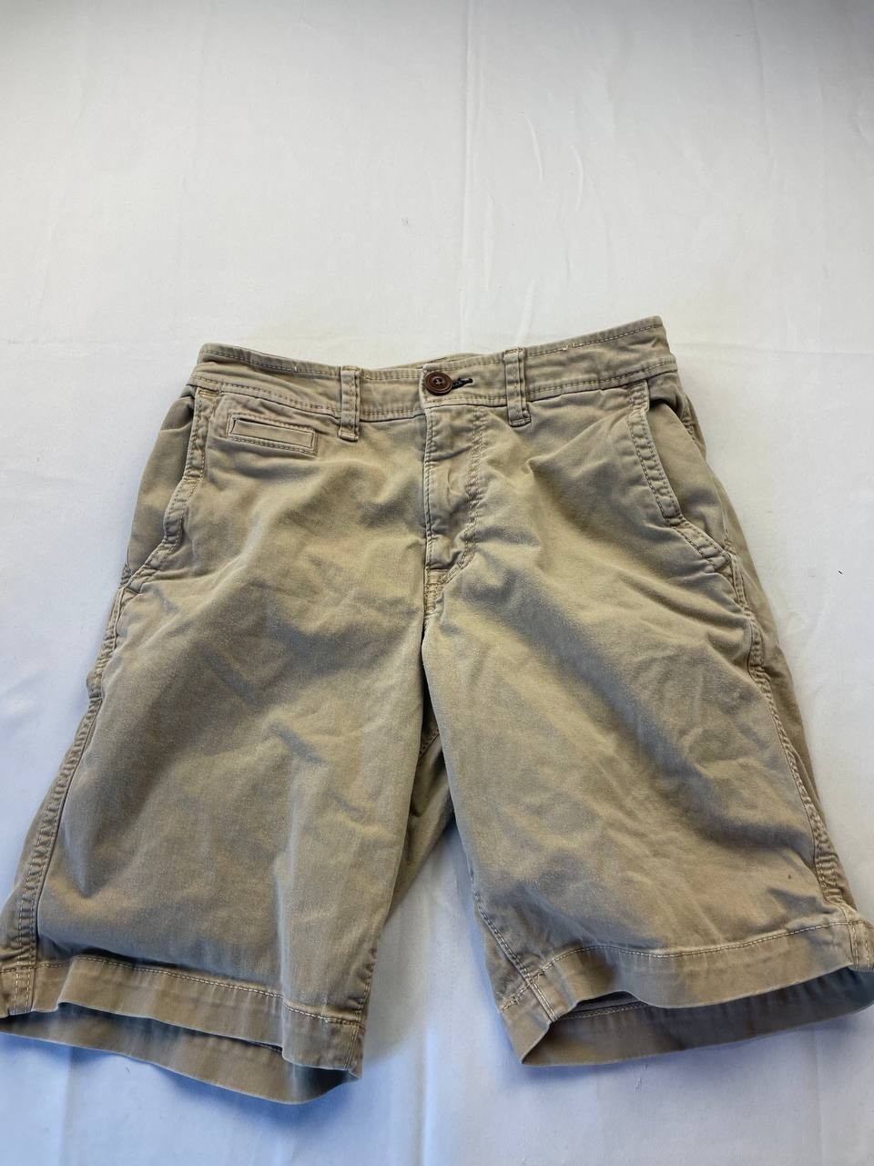 American Eagle Shorts Mens Size 28 Tan Cargo Active Flex Classic Y2K Casual