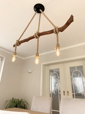 Treibholz Deckenlampe nach Wunsch - Unikat - CE-Zertifikat, dimmbare LED 's