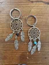 Dream Catcher Key Chain Feather Charm Key Ring Bag Pendant Jewelry