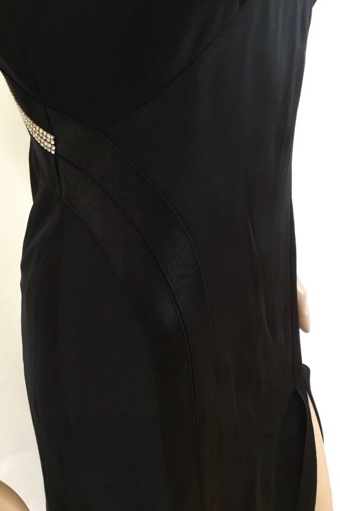 NWT VERSACE CRYSTAL V-NECK SEXY GOWN SZ SMALL MRSP: $3850 image 10