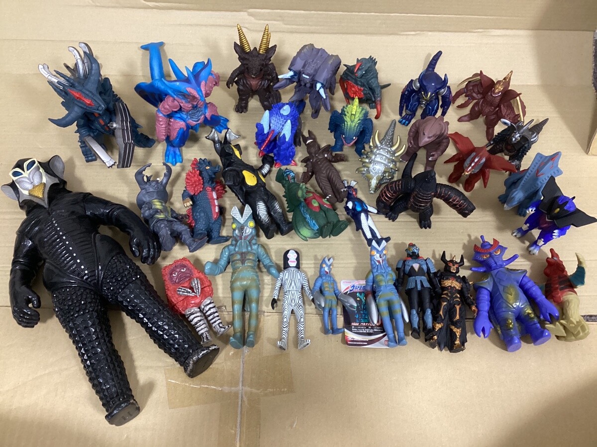 Ultraman Enemy Kaiju Vinyl Figures Bandai set From Japan Lot