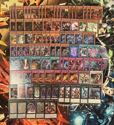 BA PK Burning Abyss Phantom Knight Deck Core 90 Cards FOIL Yugioh Yu-Gi-Oh! 100%
