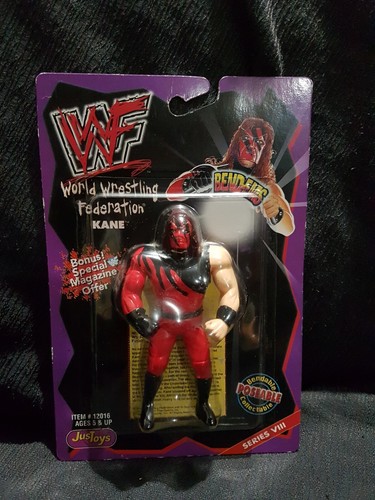 WWF Bend-Ems Series 8- KANE  1998 Bendies Just Toy...