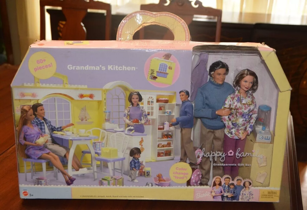 Barbie Happy Family Grandma's Kitchen Gift Set 27084078886