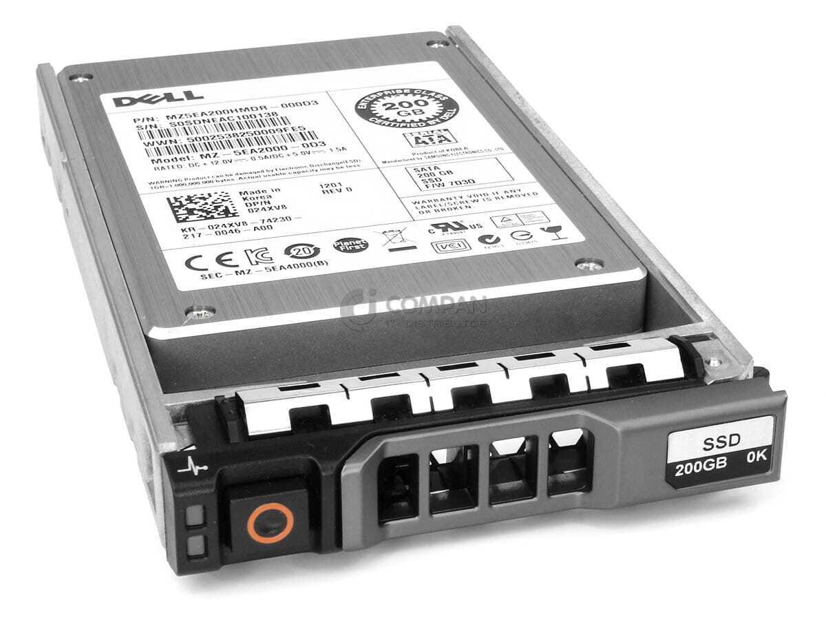 Dell Ssd 200g 24XV8 DELL SSD 200GB SATA LFF HOT-SWAP