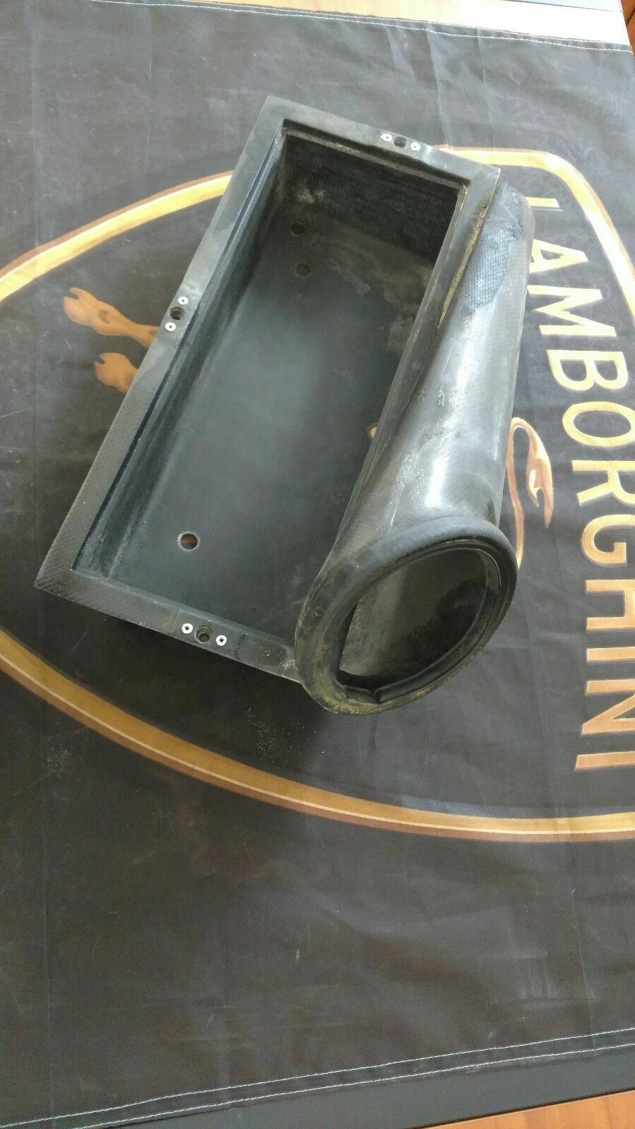 LAMBORGHINI MURCIELAGO RIGHT LOWER AIR INTAKE COVER BOX OEM 07M133838