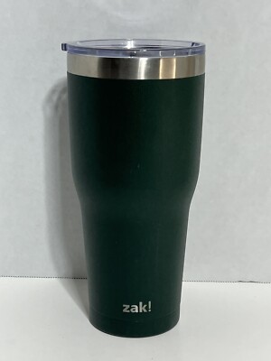   Zak! Designs 30oz Double Wall Stainless Steel Cascadia Tumbler - HUNTER GREEN