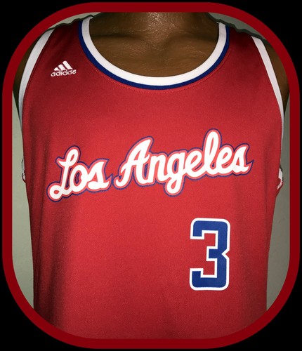 LOS ANGELES CLIPPERS CHRIS PAUL ADIDAS NBA FOR HER REPLICA JERSEY NEW WO TAGS - Picture 4 of 6