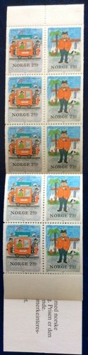 Norway 1984 25Kr Characters Stories by Thorbjorn Egners Complete Booklet MNH/UNM - 第 1/2 張圖片