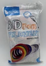 3D Pen Filament Refill Pack Artist Supply 14 colors open bag