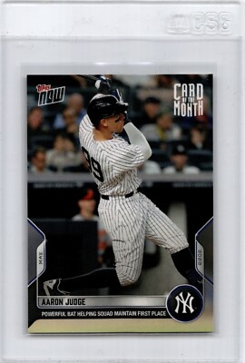 Aaron Judge 2022 Topps Now May Card of the Month New York Yankees M-MAY