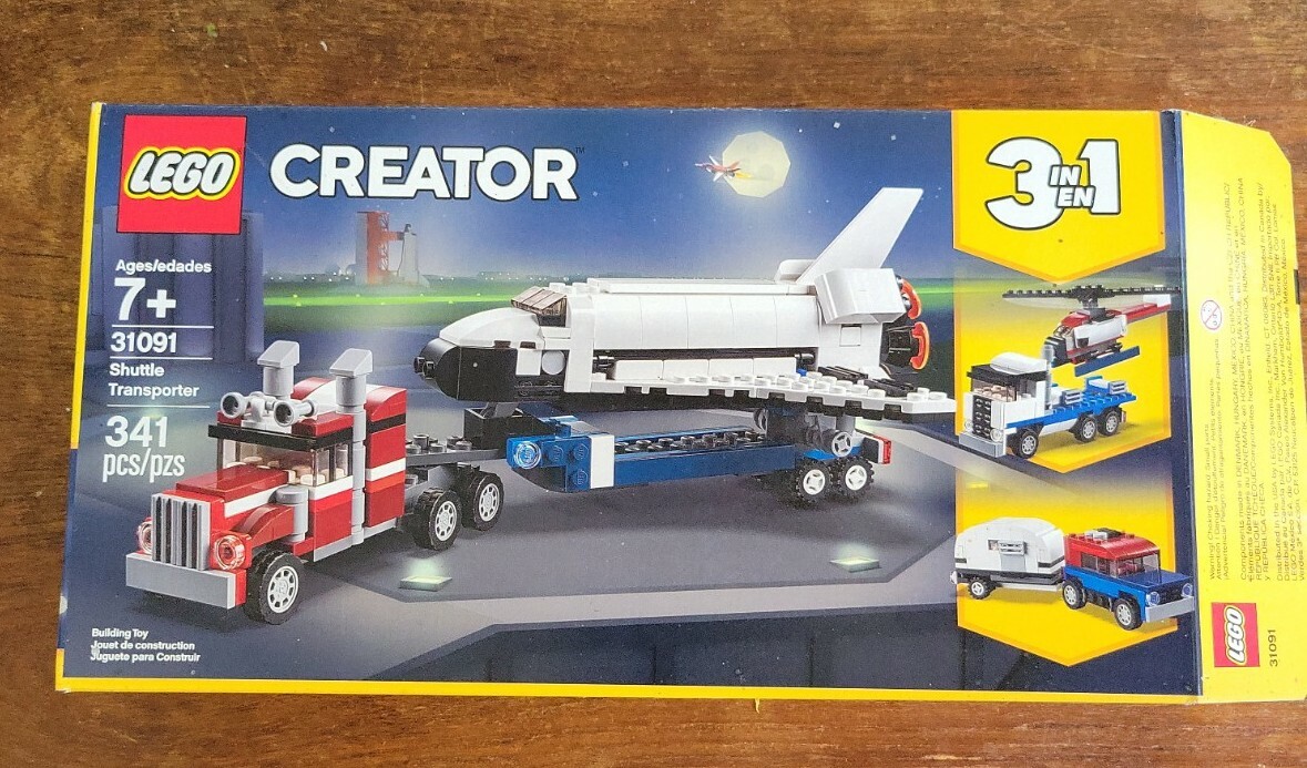 Transporter 31091 Lego City 31091 LEGO Creator 3in1 Shuttle
