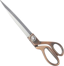 10.5'' Copper Fabric Scissors Stainless Steel Tailor Scissors Clothing Scissors