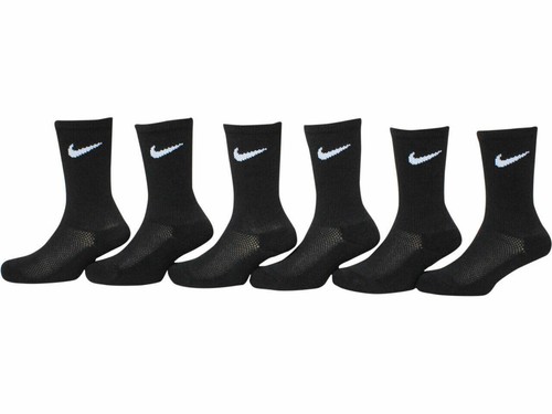 6 PAIRS NIKE JORDAN BOY GIRL Cushion Lightweight Crew Socks 7C-10C OR 10C-3Y $24 - Picture 6 of 38