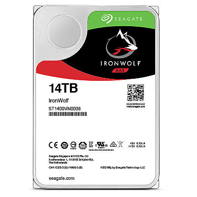 14TB Seagate IronWolf Pro 3,5-Zoll 7200RPM SATA III 6Gbps 256MB Cache Festplatte - Bild 2 von 3