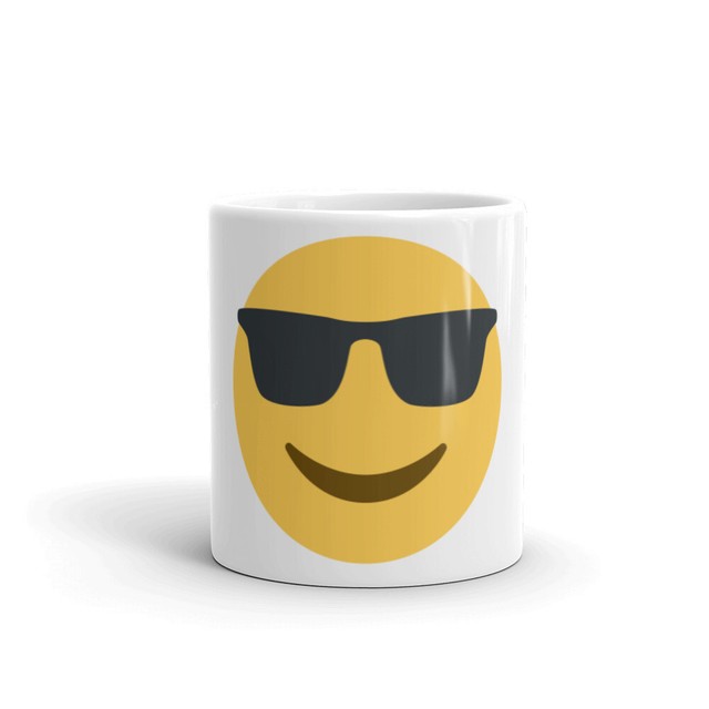 Sunglasses Emoji Coffee Mug eBay