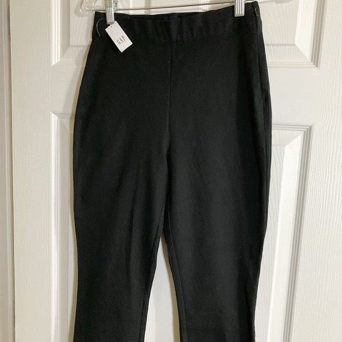 Gap Pants Women 4P Petite Black Ankle Stretch Side Zip Capsule Career Wear NWT - 第 3/16 張圖片