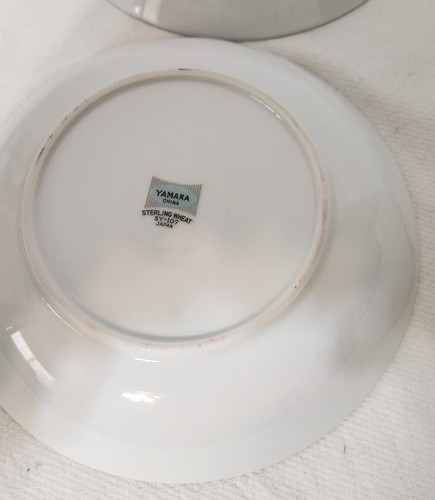 Set of 4 - ROYAL M BY YAMAKA JAPAN STERLING WHEAT SY-107 7 1/2" Soup/Cereal Bowl - 第 5/5 張圖片