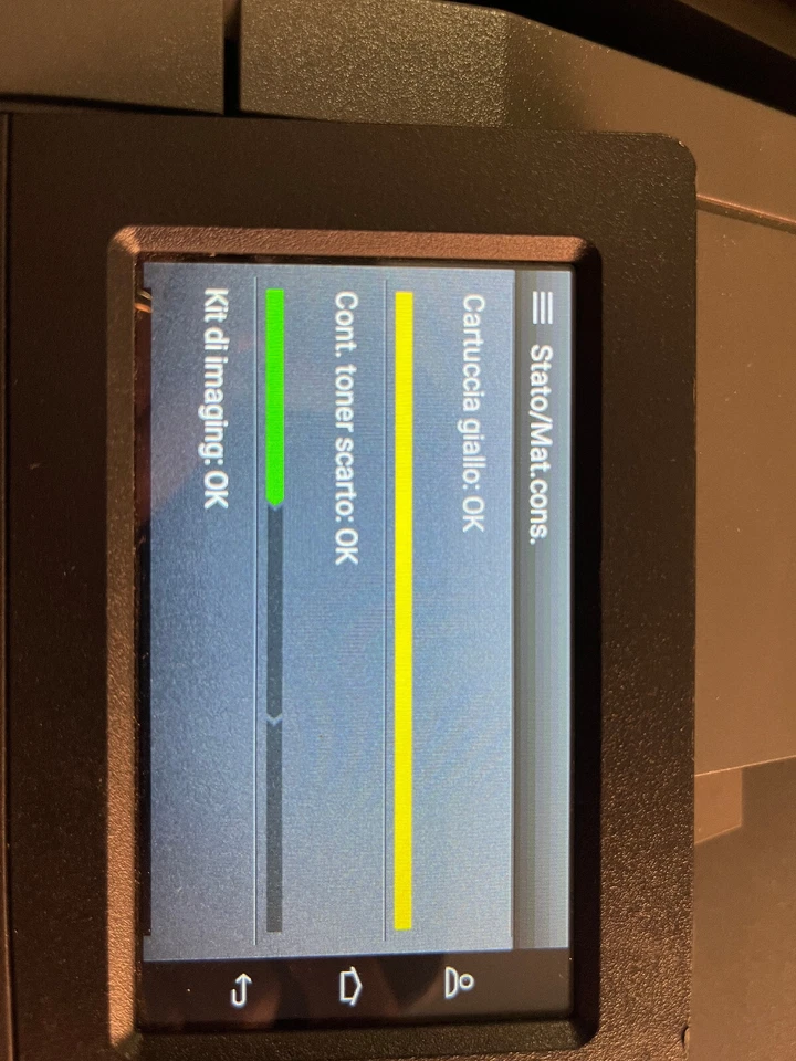 LEXMARK CS622DE STAMPANTE LASER A COLORI USATA FRONTE/RETRO WIFI 38PPM  [252 PG] - Immagine 4 di 4