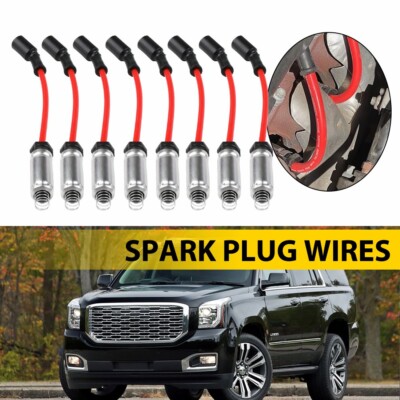 748UU Spark Plug Wire Set for 14-18 GMC Sierra 1500 Chevrolet Silverado 1500 EO