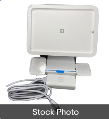 Square Stand for iPad Air POS with Lighting Connector - White for
