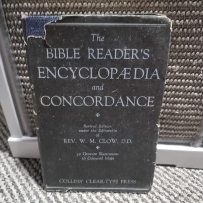 Die Bibelleser Enzyklopädie & Konkordanz ledergebunden Rev W M Clow Buch