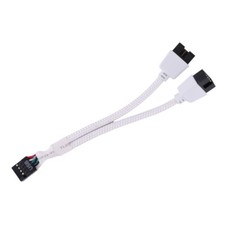 15CM Enhanced USB 9Pin Splitter Line Shielded USB 2.0 9 Pin to Dual 9Pin Cable