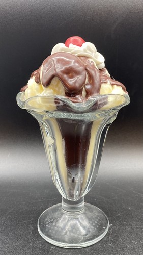 Fake Hot Fudge Sundae Ice Cream Treat