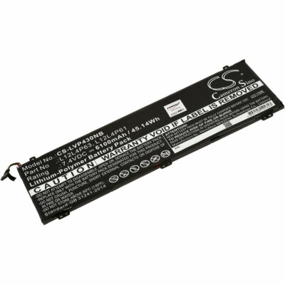 Akku kompatibel mit Lenovo Typ L12M4P61 7,4V 6100mAh/45Wh Li-Polymer Schwarz