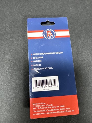 Barstool Sports Keychain Shotgun Tool Drinking Game Beer Bottle Opener Gift - Picture 2 of 2