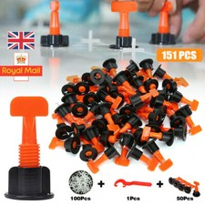 151pcs Floor Wall Tile Leveler Tools Reusable Tile Spacers Levelling System Cons