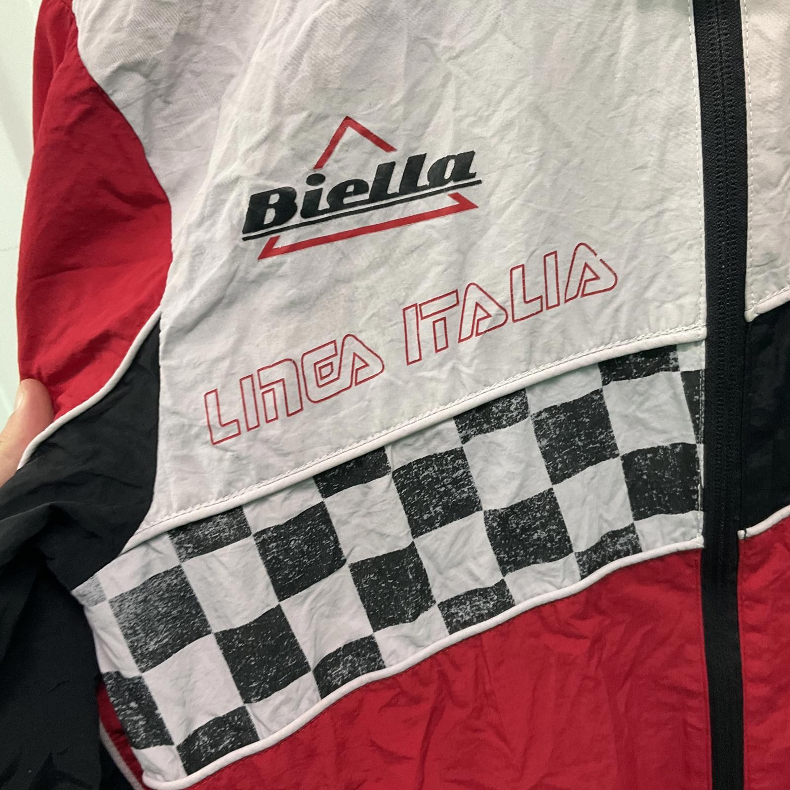 Giacca a vento vintage Fila Italia Racing adulti XS