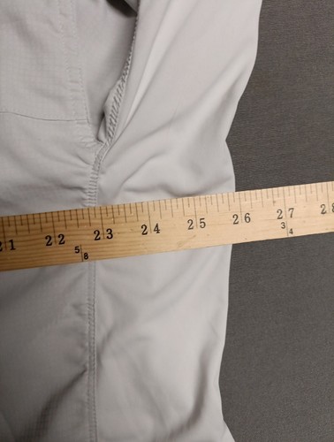 Simms Insect Shield Fishing Shirt Men’s Size 2XL Off White Zip Pockets EUC 👌 - Picture 10 of 13