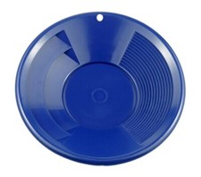 10" PANNING GOLD PAN - BLUE