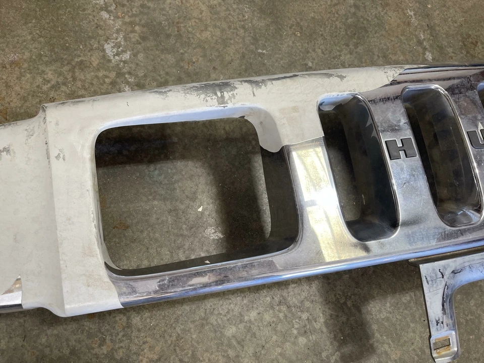 2003-2007 HUMMER H2 FRONT BUMPER CHROME GRILL GRILLE OEM Foto 3 de 4