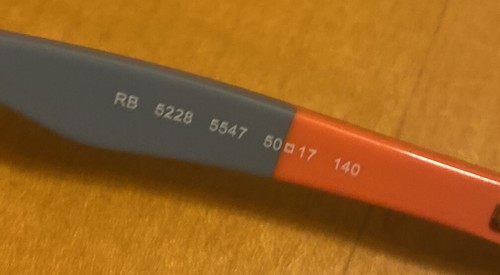 Ray Ban RB 5228 5547 50[]17 140 Brille Brillengestell Only RX - Bild 3 von 7