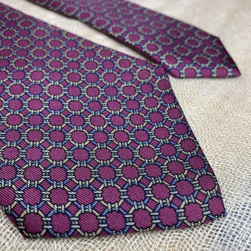 Cravatta di seta vintage HERMÈS Paris 927 HA Tie CORBATA soft seta silk France - Imagen 3 de 13