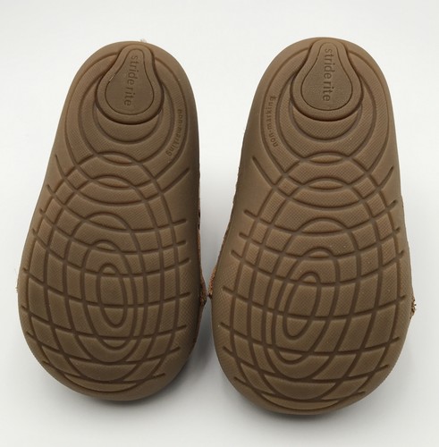 Stride Rite Toddler Boy 4.5 W Soft Motion SM Mateo First Walker Sneakers Brown - Picture 13 of 15