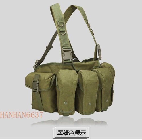 Tactical Vest CS Training Equipment Security Training AK Bellyband Oxford Cloth - Picture 12 of 20