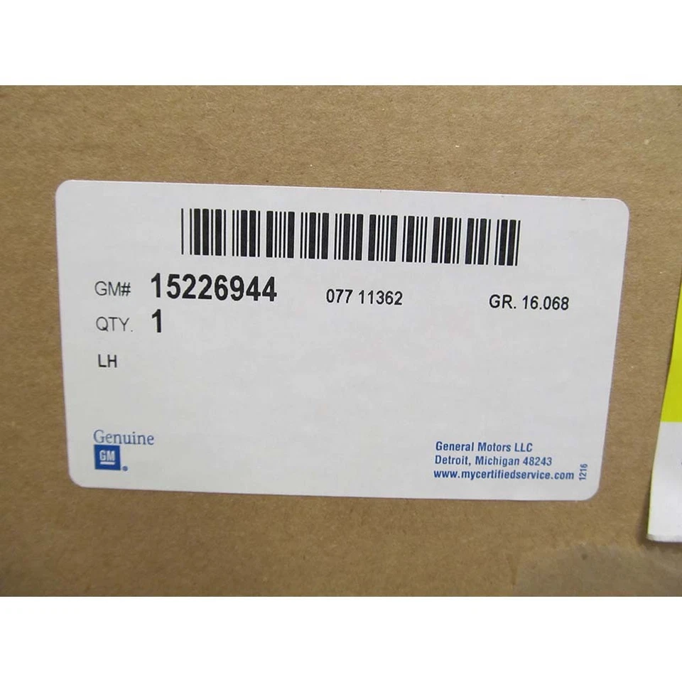 NOVO GENUÍNO GM Power espelho retrovisor externo esquerdo motorista 03-07 GM caminhões e SUVs - Imagem 4 de 4