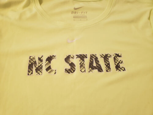 Nike Dri-Fit Top T-Shirt Women's Medium Green NC State Short Sleeve - Picture 3 of 6