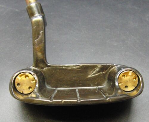 Vintage Lynx Black Cat Putter Steel Shaft 87.5cm Playing Length Lynx Grip - Picture 4 of 8
