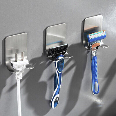 Razor Holder Storage Hook Wall Shaving Shaver Bathroom Razor Rack /& Phone Hanger