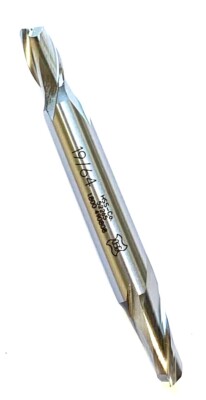 19/64'' 2 FLUTE DOUBLE END COBALT HSS END MILL - CENTER CUTTING -  OSG #5226500