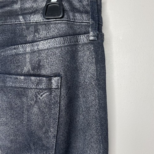 WILLIAM RAST Jeans Women 29 Metallic Black Python Skinny Sculpted High Rise - Picture 8 of 12