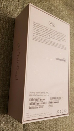 Caja al por menor - Apple iPhone 6s blanca original vacía solo caja al por menor. Sin dispositivo - Imagen 6 de 6