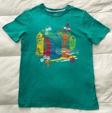 GAP KIDS GREEN MULTICOLOR FRONT PRINT T-SHIRT SIZE XL 12 - A10/12